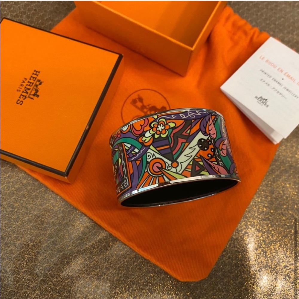 Hermès Enamel Bangle